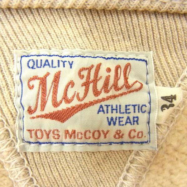 TOY'S McCOY トイズマッコイ 裏起毛 クルーネック トレーナー プルオーバー スウェット オフホワイト系 オフホワイト系 34【中古】