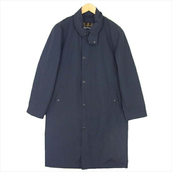 Barbour バブアー 18SS MWB0625NY71 barbour waterproof and breathable ナイロン レイン コート ネイビー系 36【美品】【中古】