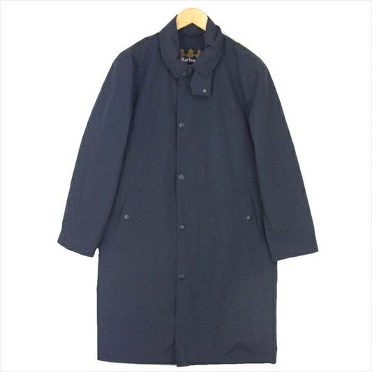 Barbour バブアー 18SS MWB0625NY71 barbour waterproof and breathable ナイロン レイン コート ネイビー系 36【美品】【中古】