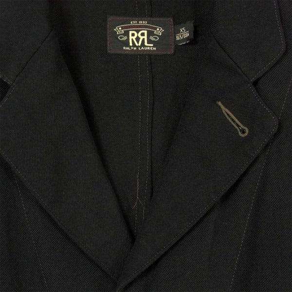 RRL ダブルアールエル 国内正規品 7259954RWHIC 54718 スポーツコート ジャケット ブラック系 XS【中古】