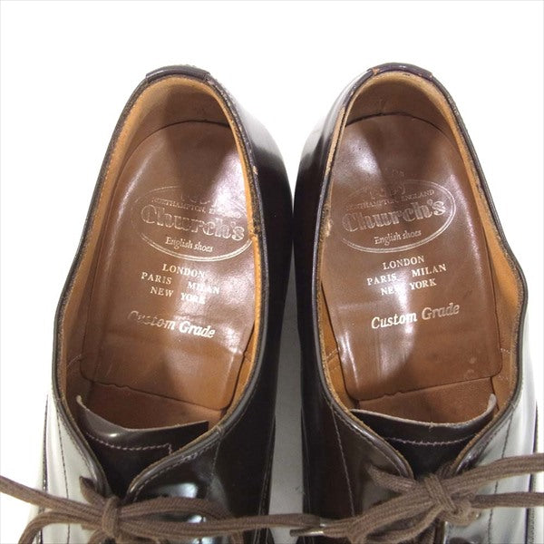 CHURCH'S チャーチ CONSUL コンサル ストレートチップ ビジネスシューズ ブラウン系 80D【中古】