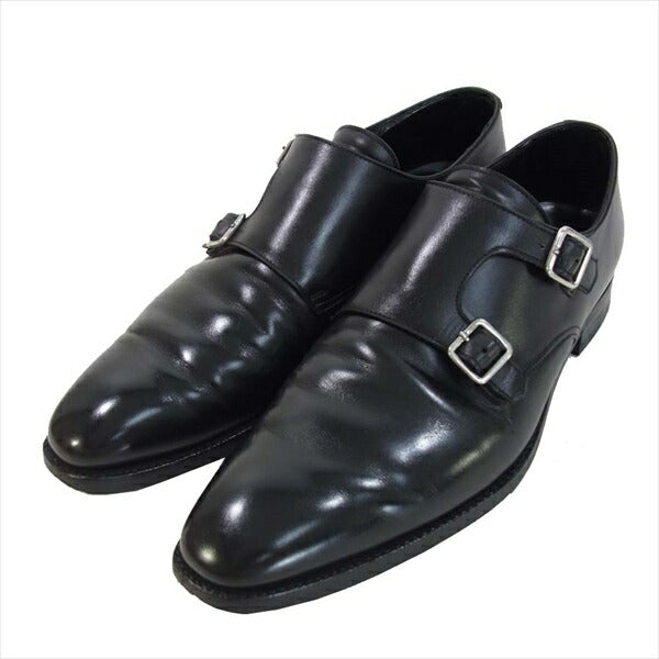 CROCKETT&JONES クロケットアンドジョーンズ SEYMOUR3 セイモア3 ダブルモンク ビジネスシューズ ブラック系 ８D【中古】