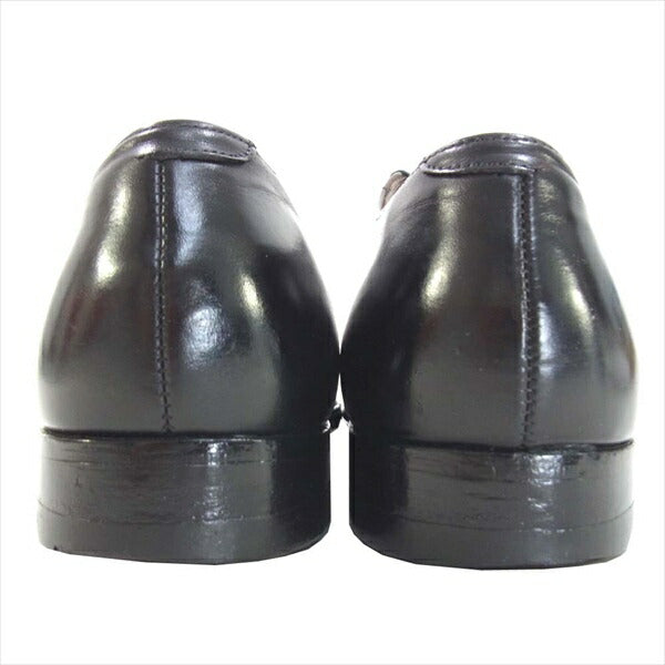 ALDEN オールデン オックスフォード Vチップ レザー ビジネスシューズ ブラック系 10.5B【中古】