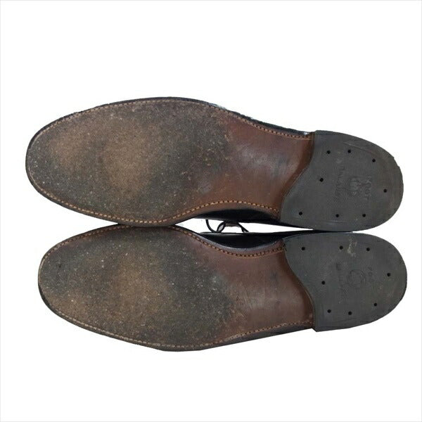 ALDEN オールデン オックスフォード Vチップ レザー ビジネスシューズ ブラック系 10.5B【中古】