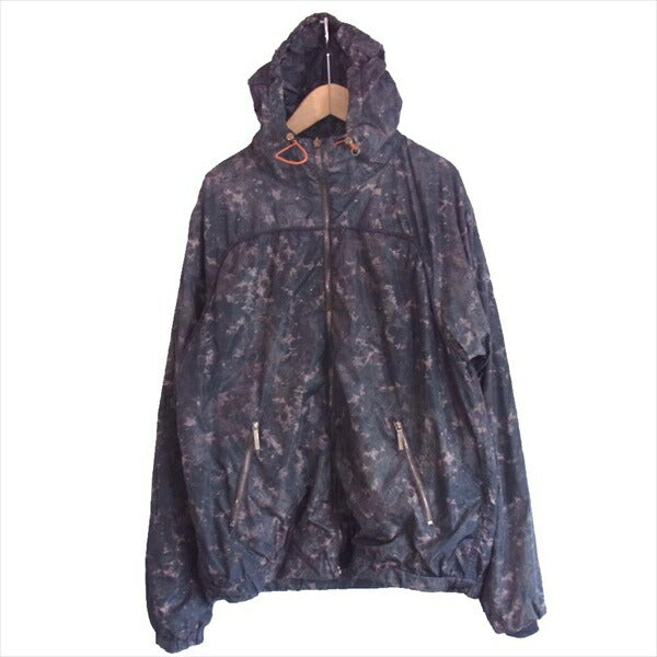 Missoni ミッソーニ カモ柄 リバーシブル ナイロン ニット ブルゾン カーキ(オリーブグリーン)系 48【中古】