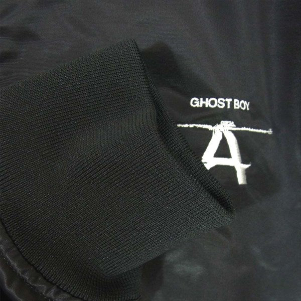 UNDERCOVER アンダーカバー UCY4203-2 20SS GHOST BOY サテンスタジャン ジャケット ブルゾン 黒系 4【極上美品】【中古】