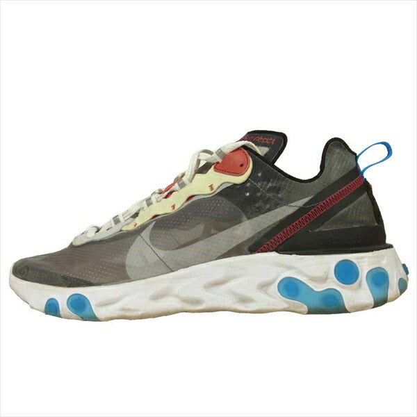 NIKE ナイキ AQ1090-003 React Element 87 Sneaker リアクト エレメント 87 スニーカー グレー系 グレー系 27cm【中古】