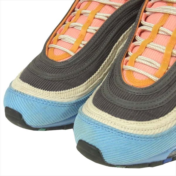 NIKE ナイキ CQ7512-462 Air Max 97 Men's Corduroy Light Blue スニーカー マルチカラー系 27cm【中古】