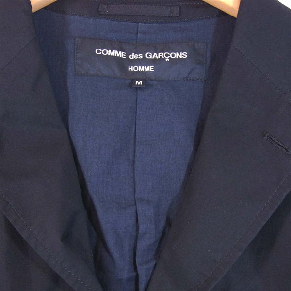 COMME des GARCONS HOMME コムデギャルソンオム 20SS HE-J028 ドローコードディテール ジャケット ネイビー系 M【美品】【中古】