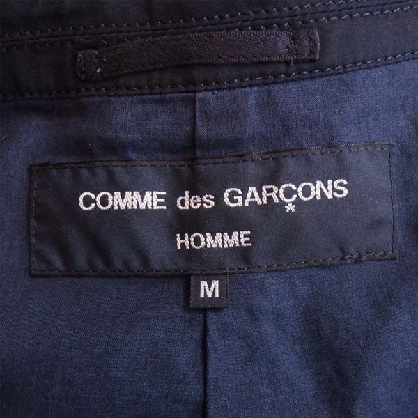 COMME des GARCONS HOMME コムデギャルソンオム 20SS HE-J028 ドローコードディテール ジャケット ネイビー系 M【美品】【中古】