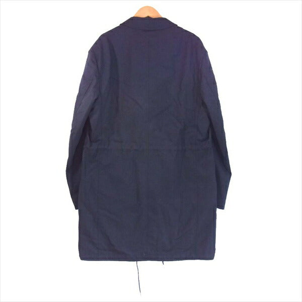 COMME des GARCONS HOMME コムデギャルソンオム 20SS HE-C001 ウールドビーモッズディテールコート リバーシブル コート ネイビー系 M【極上美品】【中古】