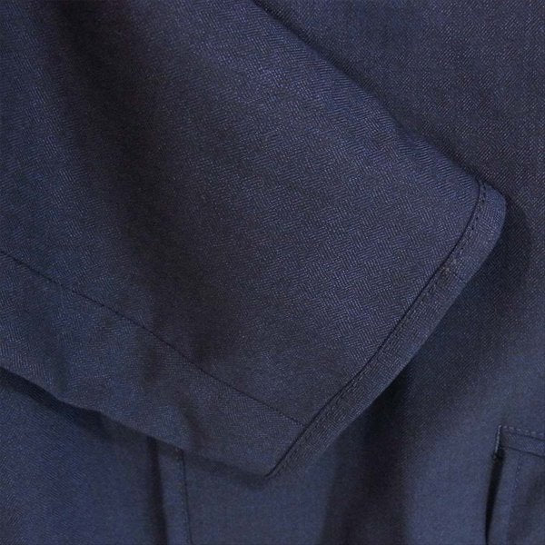 COMME des GARCONS HOMME コムデギャルソンオム 20SS HE-C001 ウールドビーモッズディテールコート リバーシブル コート ネイビー系 M【極上美品】【中古】