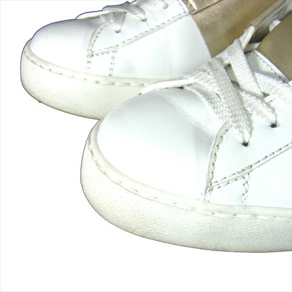 VALENTINO ヴァレンティノ 17SS ZW2S0781 ロックスタッズ レディース スニーカー ホワイト系 22cm程度【中古】