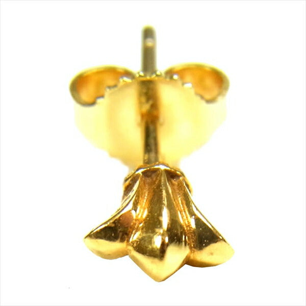 CHROME HEARTS クロムハーツ（原本無） 22K STUD CROSSTAIL スタッド クロステイル 925 片耳 ピアス ゴールド系【中古】