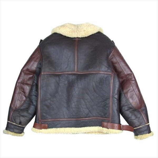 The REAL McCOY'S ザリアルマッコイズ B-3 McCOY SPORTSWEAR ISOLA N.Y フライト ジャケット ブラウン系 36【中古】