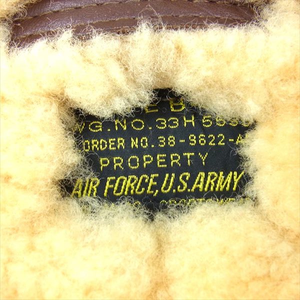 The REAL McCOY'S ザリアルマッコイズ B-3 McCOY SPORTSWEAR ISOLA N.Y フライト ジャケット ブラウン系 36【中古】