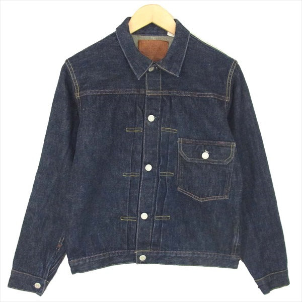 SUGAR CANE シュガーケーン SC10303 303 Okinawa Blouse 1st Type 琉球藍混砂糖黍 デニム ジャケット インディゴブルー系 38【中古】