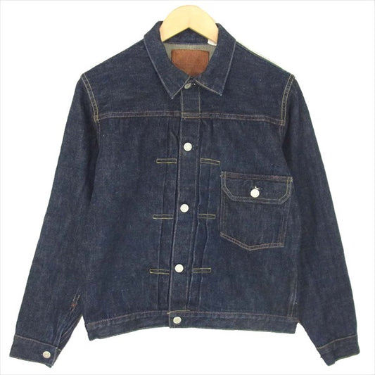 SUGAR CANE シュガーケーン SC10303 303 Okinawa Blouse 1st Type 琉球藍混砂糖黍 デニム ジャケット インディゴブルー系 38【中古】