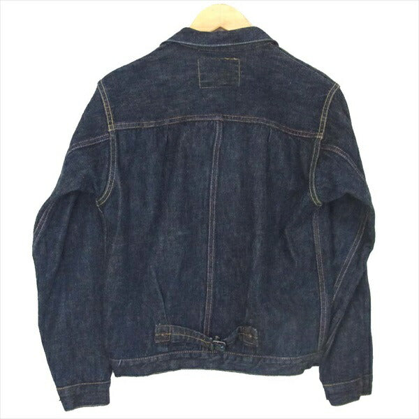 SUGAR CANE シュガーケーン SC10303 303 Okinawa Blouse 1st Type 琉球藍混砂糖黍 デニム ジャケット インディゴブルー系 38【中古】