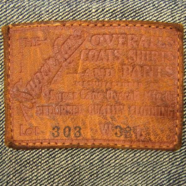 SUGAR CANE シュガーケーン SC10303 303 Okinawa Blouse 1st Type 琉球藍混砂糖黍 デニム ジャケット インディゴブルー系 38【中古】