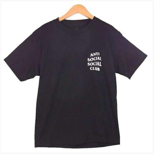 アンチソーシャルソーシャルクラブ ロゴ プリント 半袖 Tシャツ 黒系 黒系 S【中古】