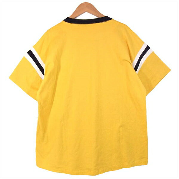 ベドウィン クルーネック コットン メンズ 袖切替 半袖 Tシャツ イエロー系 イエロー系 2【中古】