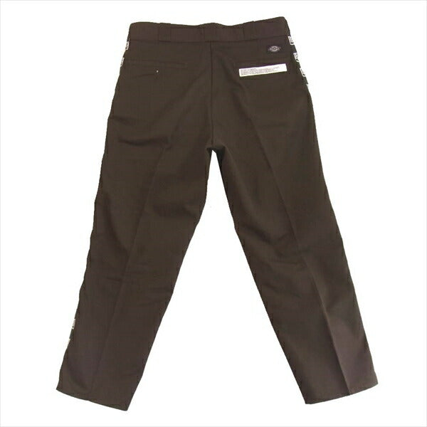 BEDWIN & THE HEARTBREAKERS ベドウィンアンドザハートブレイカーズ ディッキーズ Dickies 10/L 874 TC PANTS THUNDERS サンダース サイド ロゴ テープ パンツ ブラウン系 2【美品】【中古】