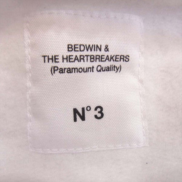 BEDWIN & THE HEARTBREAKERS ベドウィンアンドザハートブレイカーズ L/S PULLOVER HOODED SWEAT DAVID パーカー 白系 3【中古】
