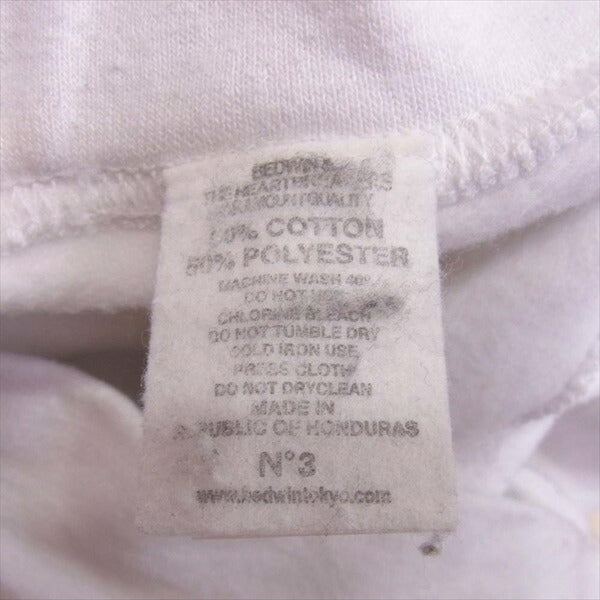 BEDWIN & THE HEARTBREAKERS ベドウィンアンドザハートブレイカーズ L/S PULLOVER HOODED SWEAT DAVID パーカー 白系 3【中古】