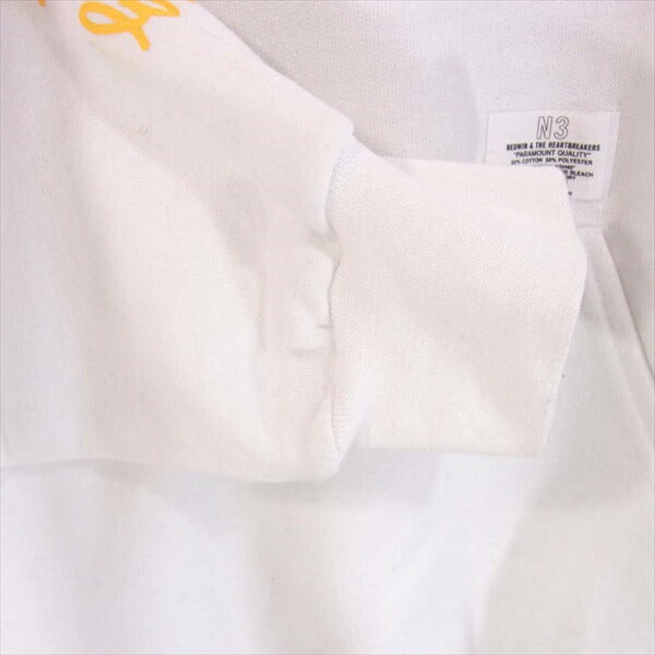 BEDWIN & THE HEARTBREAKERS ベドウィンアンドザハートブレイカーズ L/S PULLOVER HOODED SWEAT DAVID パーカー 白系 3【中古】