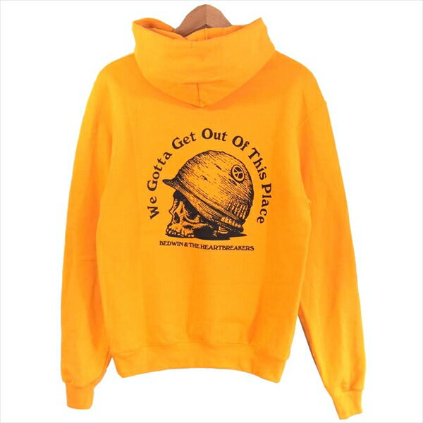 BEDWIN & THE HEARTBREAKERS ベドウィンアンドザハートブレイカーズ L/S PULLOVER HOODED SWEATS DAVID パーカー オレンジ系 2【中古】