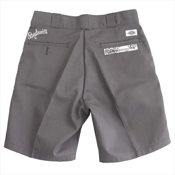 BEDWIN & THE HEARTBREAKERS ベドウィンアンドザハートブレイカーズ × ディッキーズ DICKIES 5L DICKIES 874 TC PANTS PHILLIPS チノパンツ ショートパンツ グレー系 2【中古】