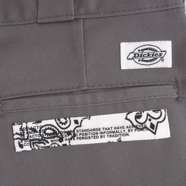 BEDWIN & THE HEARTBREAKERS ベドウィンアンドザハートブレイカーズ × ディッキーズ DICKIES 5L DICKIES 874 TC PANTS PHILLIPS チノパンツ ショートパンツ グレー系 2【中古】