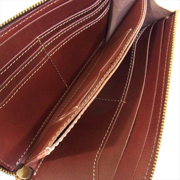 土屋鞄製造所 ツチヤカバン ディアリオ マスター Lファスナー 長財布 レザーウォレット ブラウン系【中古】