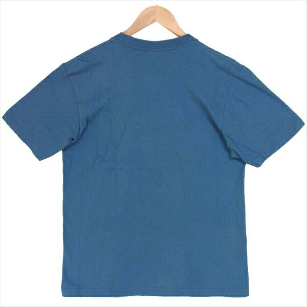 Supreme シュプリーム 18AW Smile Tee スプレー スマイル プリント 半袖Tシャツ USA製 コットン Tシャツ ブルー系  ブルー系 S【中古】