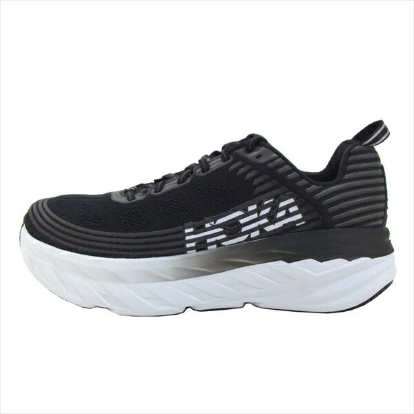 HOKA ONE ONE ホカ オネオネ 1019269 M BONDI 6 ボンダイ 6 スニーカー 黒系 27cm【新古品】【未使用】【中古】