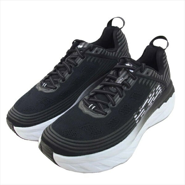 HOKA ONE ONE ホカ オネオネ 1019269 M BONDI 6 ボンダイ 6 スニーカー 黒系 27cm【新古品】【未使用】【中古】