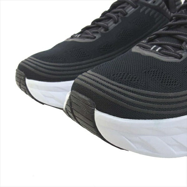 HOKA ONE ONE ホカ オネオネ 1019269 M BONDI 6 ボンダイ 6 スニーカー 黒系 27cm【新古品】【未使用】【中古】