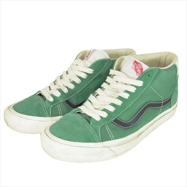 VANS バンズ VN0A4BTRVYX OLD Mid Skool オールド ミッド スクール ハイカット スニーカー グリーン系 グリーン系 27.5cm【中古】