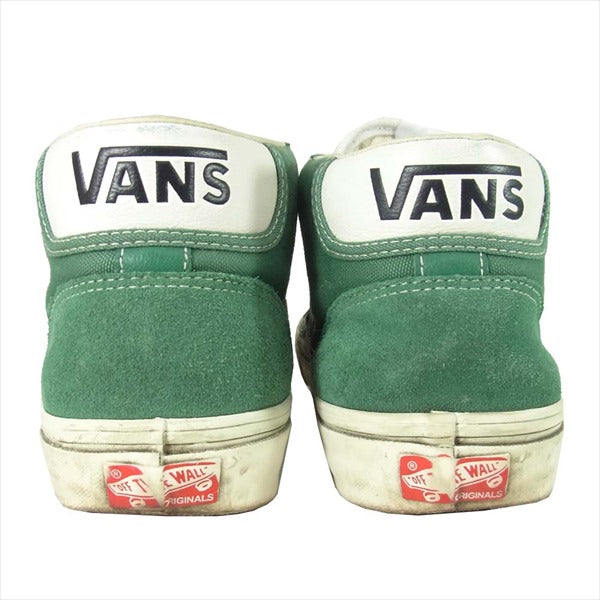 VANS バンズ VN0A4BTRVYX OLD Mid Skool オールド ミッド スクール ハイカット スニーカー グリーン系 グリーン系 27.5cm【中古】