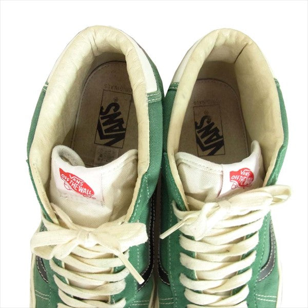 VANS バンズ VN0A4BTRVYX OLD Mid Skool オールド ミッド スクール ハイカット スニーカー グリーン系 グリーン系 27.5cm【中古】
