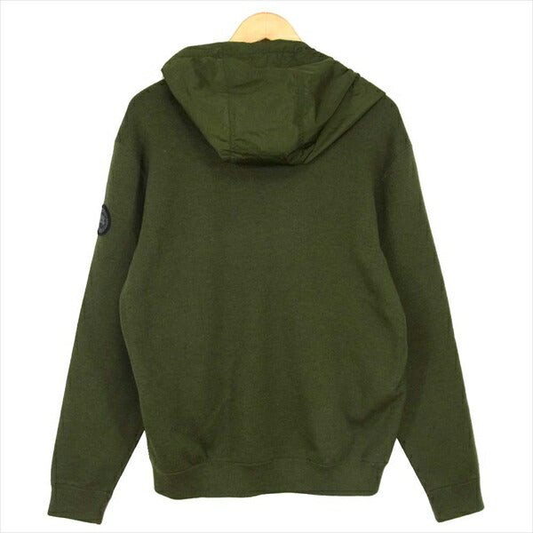 CANADA GOOSE カナダグース 未使用品 国内正規品 6968M 18SS Black Label WindBridge ブラックラベル ナイロン ニット パーカー  ジャケット カーキ(オリーブグリーン)系 XL【極上美品】【中古】