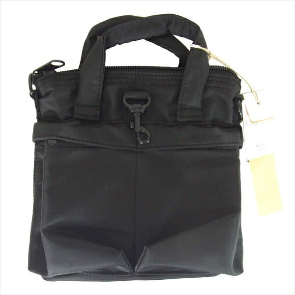 ヨウジヤマモト YOHJI YAMAMOTO グラウンドワイ Ground Y GA-108-955-3 Small Helmet Bag スモール ヘルメット ナイロン バッグ 黒系 【新古品】【未使用】【即決】 黒系【新古品】【未使用】【中古】