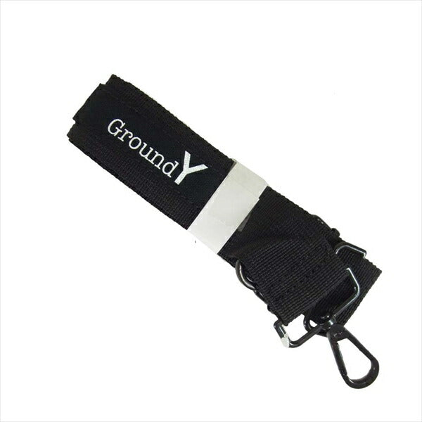 ヨウジヤマモト YOHJI YAMAMOTO グラウンドワイ Ground Y GA-108-955-3 Small Helmet Bag スモール ヘルメット ナイロン バッグ 黒系 【新古品】【未使用】【即決】 黒系【新古品】【未使用】【中古】