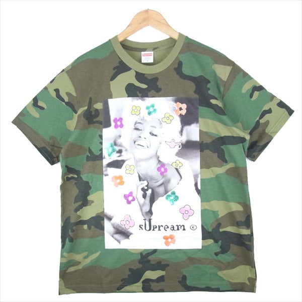 Supreme シュプリーム 20SS Naomi Tee Woodland Camo ウッドランド カモ ナオミ Tシャツ グリーン系 M【極上美品】【中古】