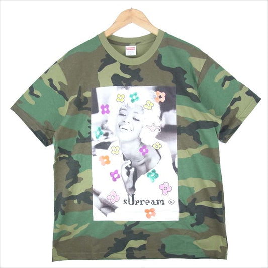 Supreme シュプリーム 20SS Naomi Tee Woodland Camo ウッドランド カモ ナオミ Tシャツ グリーン系 M【極上美品】【中古】