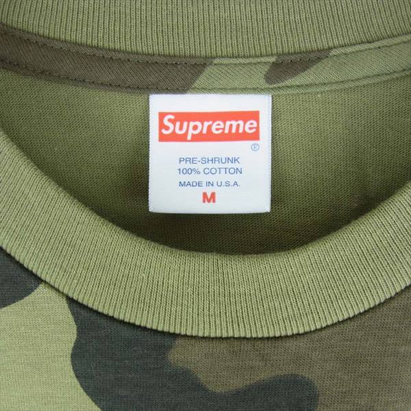 Supreme シュプリーム 20SS Naomi Tee Woodland Camo ウッドランド カモ ナオミ Tシャツ グリーン系 M【極上美品】【中古】