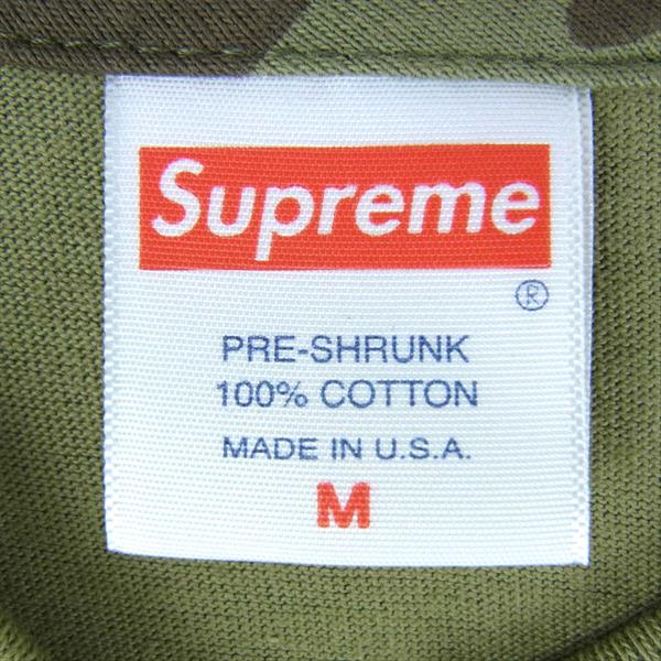 Supreme シュプリーム 20SS Naomi Tee Woodland Camo ウッドランド カモ ナオミ Tシャツ グリーン系 M【極上美品】【中古】
