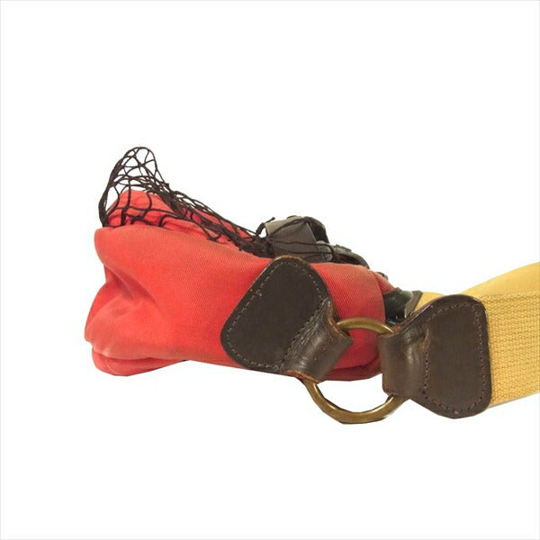 POKIT ポキット Poacher Bag S ポーチャー ショルダーバッグ レッド系【中古】