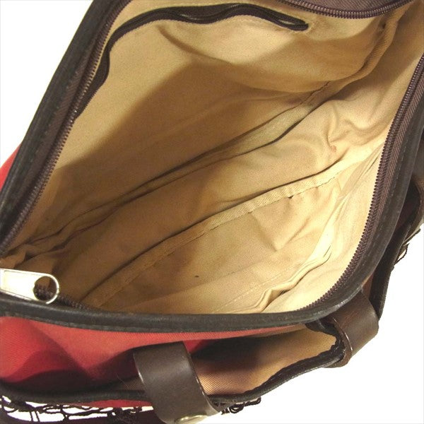 POKIT ポキット Poacher Bag S ポーチャー ショルダーバッグ レッド系【中古】